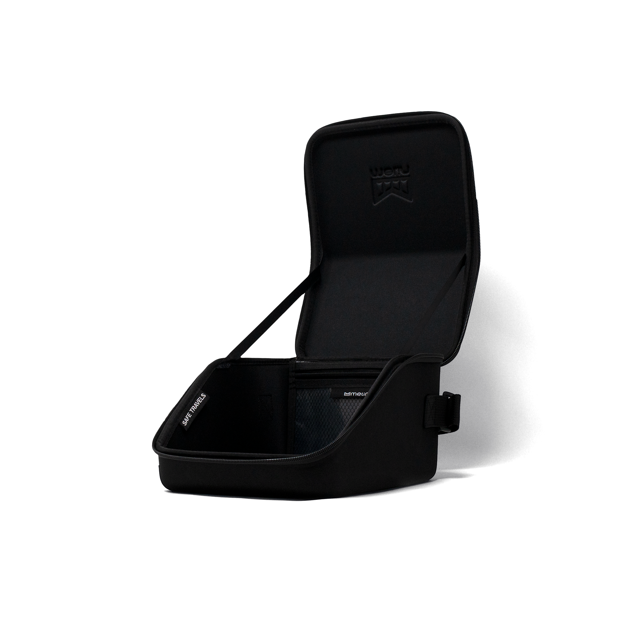 3 Hat Travel Case - Black